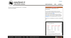 Desktop Screenshot of easy2post.nl